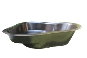 Ornements de jardin en fibre de verre KNT, aspect pierre grise, incassables, légers, pour poissons et lotus, utilisation intérieure/extérieure - Product Image 5