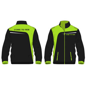 Veste formelle d'université de corps de laine avec le traitement enduit de douille et de col de support en cuir naturel - Product Image 6