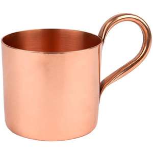 แก้วมอสโกมิวล์ทองแดงแท้ แก้วมอสโกมิวล์ทองแดงคุณภาพดี พร้อมหูจับทองเหลือง ขนาด 16 ออนซ์ สลักโลโก้ตามสั่ง - Product Image 6