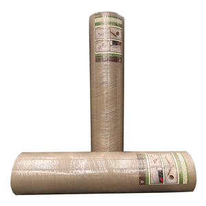 Thickness 0.64-0.68 mm. <b>Brown</b> Floor Protection <b>Paper</b> <b>Roll</b> Material for Home Improvement - Product Image 1