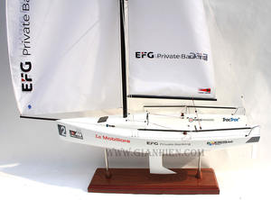 Modelo de Barco de Madera J/70 de Alta Calidad Hecho a Mano en Vietnam para Regalo - Product Image 2