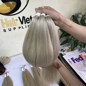 La Meilleure Qualité Vierge Première De Cheveux Cuticules Alignés Cheveux Blonds 613 Droite Extensions de Cheveux En Vrac - Product Image 5
