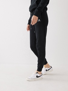 Noir couleur coton polaire fermeture éclair femmes survêtement nouveauté Logo personnalisé décontracté confortable manches longues survêtement pour les femmes - Product Image 4