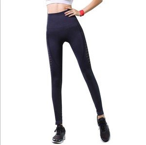 Pantalons de yoga de haute qualité, leggings, avec Logo et tissu personnalisés, vente en gros, nouvelle collection 2020 - Product Image 4