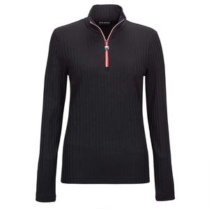 Camiseta Polo para mujer con cierre de cremallera frontal, ropa deportiva informal, camiseta Polo de manga corta a la moda, camiseta Polo ajustada con cremallera para mujer - Product Image 4