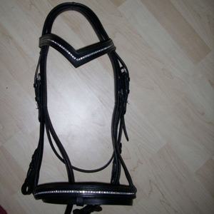 Brida de montar con banda para cejas ostentosa - Product Image 2