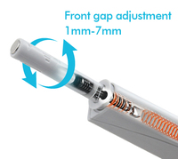 Topcent Système de Fermeture Amortie Silencieuse pour Tiroir de Cuisine Coulissant 45mm avec Amortisseur Fin et Ouverture par Poussée