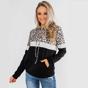 Sudadera con capucha personalizable nueva para invierno y primavera, estilo casual para mujer, con patchwork, corte ajustado, cálida, estilo largo que realza la figura - Product Image 2