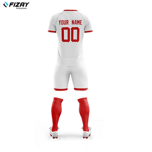 Best Sale High Quality Men's Sports Soccer Uniform Quick Dry Breathable <b>Custom</b> Colors Logo FIZAY ENTERPRISES OEM Service - Product Image 2