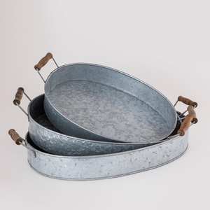 Bandeja de Metal rectangular para servir comida, decoración de Hotel, el hogar, el más vendido - Product Image 4