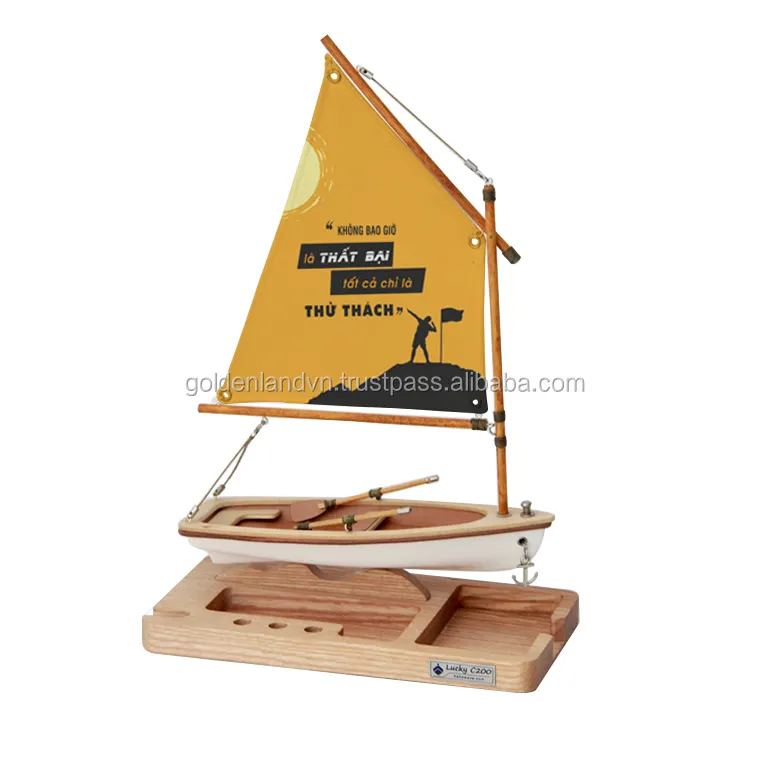 Wood decoration model ship CNC cut for business gift 100% handcraft painting and polishing with factory price