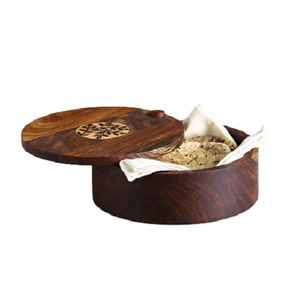 Latest Design Wood Chapati <b>Box</b> Round Shape Customized Size Roti <b>Box</b> With Prime Quality For Kitchen Use - Product Image 1