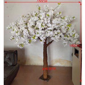 180cm/6ft Hauteur Mariage <span class=keywords><strong>D</strong></span>écoratif Artificiel Sakura Arbre <span class=keywords><strong>Intérieur</strong></span> Fleur De <span class=keywords><strong>Cerisier</strong></span> Fleur Arbre Durable Élégant Plante Artificielle - Product Image 3