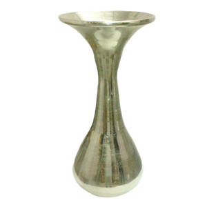 Florero de mesa de aluminio y metal de tendencia superior, florero para decoración del hogar, florero de metal para decoración de bodas - Product Image 1