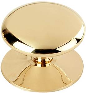 Bouton de tiroir en laiton poignée d'armoire moderne quincaillerie de meubles élégante traction ronde décorative pour tiroirs de garde-robe de cuisine - Product Image 1