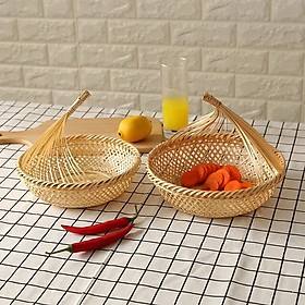 Traditional <b>bamboo</b> <b>basket</b> of natural colors - Product Image 6