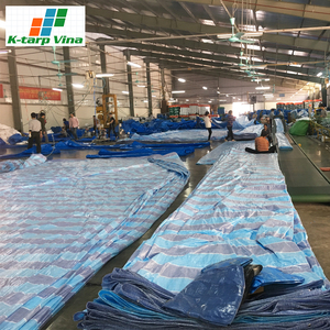 Usine de rouleaux de bâche PE rayée imperméable et durable directement du Vietnam avec service de traitement de découpe personnalisé - Product Image 4