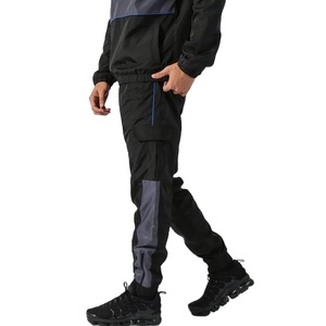 กางเกงคาร์โก้ของผู้ชาย,กางเกงคาร์โก้ซิปแบบกำหนดเองใส่สบายมีกระดุมติดไนลอน - Product Image 3