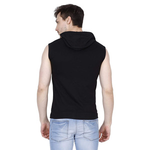 Gran oferta, lo último en dos tonos, Jersey sin mangas con cremallera para hombre, venta al por mayor, Sudadera con capucha sin mangas para gimnasio personalizada 2024 - Product Image 5