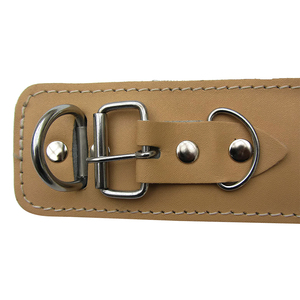 Correas de Tobillo de Cuero y Algodón con Logotipo Personalizado para Gimnasio, Levantamiento de Pesas, Deportes, Ejercicios con Máquinas de Cable - Product Image 5