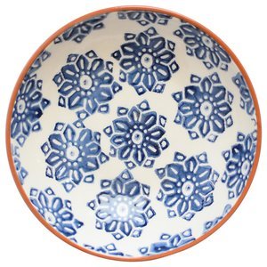 Bol de service en bois résine émail bol imprimé rose Design mangue bois naturel usine fournisseur ensemble de Table à dîner fruits en plastique - Product Image 5