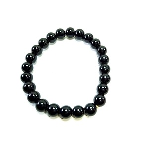 สร้อยข้อมือคริสตัลทัวร์มาลีนสีดำสร้อยข้อมือหินอัญมณีคริสตัลเครื่องประดับแฟชั่นของขวัญผู้ชายและผู้หญิงทำสมาธิพลังงาน - Product Image 1