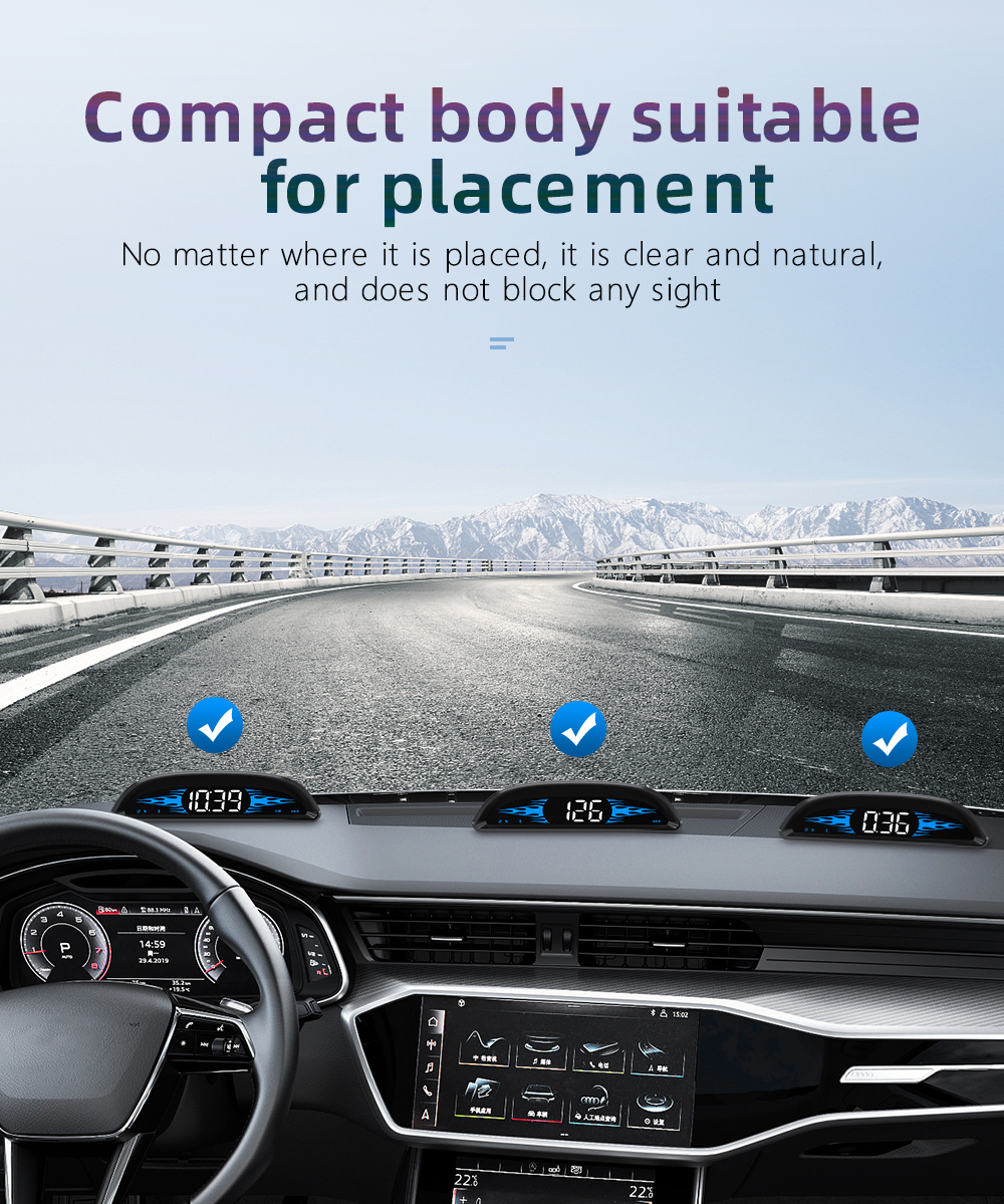 GPS Speedometers Head Up Display G2 model Car HUD Display
