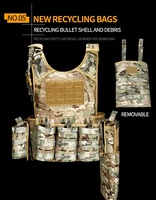 Gilets tactiques de camouflage Yakeda, uniforme de paintball protégé, chalecos tactico Molle, porte-plaques, gilet d'entraînement pour hommes