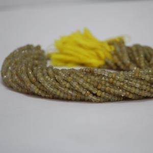 Perles de pierres précieuses en quartz rutile doré naturel de 4 mm, facettées, rondes, certifiées IGI, pour la fabrication de bijoux, meilleure usine de vente en gros - Product Image 2