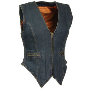 El mejor Chaleco de motociclista para mujer, sin mangas, a la moda, con cuello de estilo rugoso, para niñas, protección de algodón de primera calidad - Product Image 2