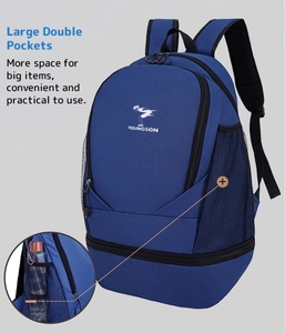 Fashion Sports Backpack Large Capacity Lightweight Waterproof Oxford Canvas Lining Zipper Closure - Product Image 3