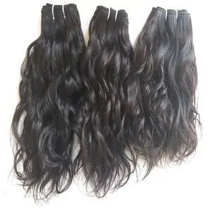 100% Human Double Drawn Remy Full Cuticle natural Curly human hair Remy hair weave Brazilian hair weave