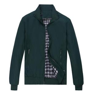 Chaqueta de Motociclista para Hombre, Corte Ajustado, Estampado Verde, Cuello Alto, Cierre de Cremallera, Estilo Casual, Material de Poliéster, Impermeable - Product Image 1