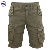 Nouveaux shorts cargo décontractés pour hommes, en toile respirante, avec logo personnalisé, fermeture éclair, taille plus
