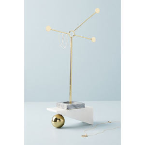 Présentoir à bijoux classique fini en cuivre présentoir à bijoux moderne présentoir à bijoux doré personnalisé à un prix abordable - Product Image 4