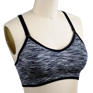 เสื้อใส่วิ่งโยคะบุนวมสำหรับผู้หญิง,ชุดชั้นในเล่นกีฬาดันทรงแห้งเร็วชุดชั้นในฟิตเนสกันการสั่นปรับได้ฟรี - Product Image 3