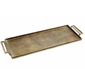 Bandejas de Metal para servir en el desierto, bandeja decorativa con asas de aluminio, dos tonos terminados, dorado y níquel, la más vendida - Product Image 6