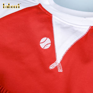 Conjunto de ropa para niños con diseño de béisbol bordado con estampado informal largo OEM ODM, conjunto de ropa Babeeni con certificado de OEM, modelo de babeeni, certificado por el fabricante de ropa de niños, certificado por el fabricante de artículos de moda, modelo 2000, 2000 y 2000 - Product Image 3