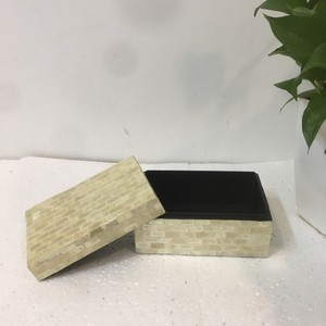Boîte mère de perles de surface lisse, jolie boîte en forme de coffret du Vietnam venant d'afrique - Product Image 3