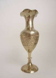 Jarrón de Flores de Metal Antiguo, Diseño Vintage Decorativo, Jarrón de Flores de Metal Clásico, Regalo, Proveedores de Jarrones de Flores de Metal en India - Product Image 2