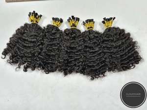 Venta al por mayor en precio de fábrica en birmano rizado vendedor de cabello humano sin procesar cabello crudo - Product Image 4