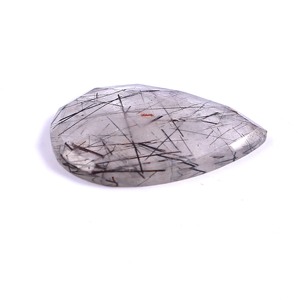 Cuarzo turmalinado Natural, piedra preciosa de pera facetada suelta de corte rosa, tamaño calibrado de 22x32mm para fabricación de joyas, precio al por mayor - Product Image 6