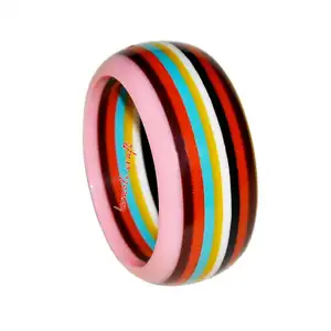 Ampla etsy multicoloridas pulseiras e braceletes de grande pulso pulseira personalizada em massa