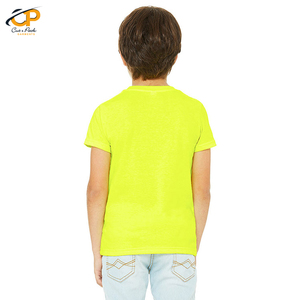 เสื้อยืดแขนสั้นสำหรับเด็ก,พิมพ์โลโก้เองผ้าฝ้าย100% สีพื้นพิมพ์ลายสำหรับเด็กผู้หญิงเด็กผู้ชาย - Product Image 6