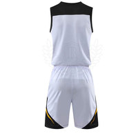 Maillots de basket-ball entièrement sublimés, personnalisés, à séchage rapide, 100% polyester, sans manches, antibactériens, réversibles, personnalisables