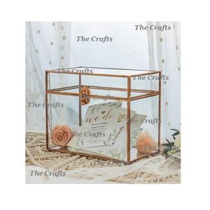 Metal And Glass <b>Wedding</b> <b>Card</b> <b>Box</b> Customized Size And Shape Invitation <b>Card</b> <b>Box</b> <b>For</b> <b>Wedding</b> And Event Use - Product Image 4
