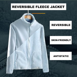 Topgear YBL New Arrivals Womens Fleece <strong>Jacket</strong> Knitted Thick Coat Made of 100% Polyester Fabric Stand Anti <strong>Pilling</strong> Winter Zipper - Product Image 3