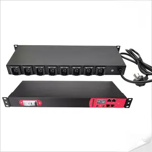 With Oled Screen Monitor Intelligent Precision 8way Smart Power Distribution Unit Cabinet Pdu Iec60320 C13 Output Interface