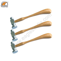 Martillo de tracción Eagle de 1 pulgada de madera y acero para bancos de trabajo de orfebrería, para dar forma, texturizar y grabar joyas