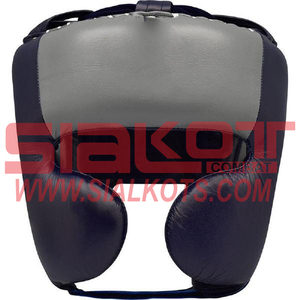 Headguard for Boxing MMA Training and Kickboxing Custom Cowhide Leather Head Guard for Face - Product Image 1